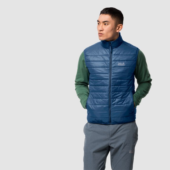 Chaleco Jack Wolfskin Jwp Hombre Azules Azules Mexico-3648179